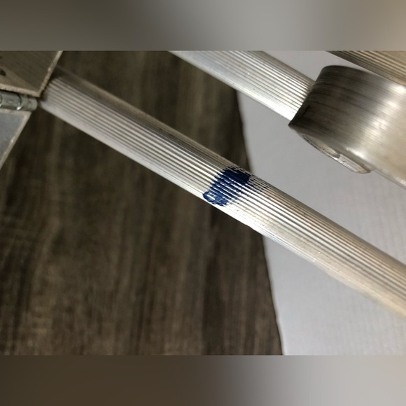 Vtg Silver Aluminum Table Top Folding Artists Easel - Picture 5 of 12